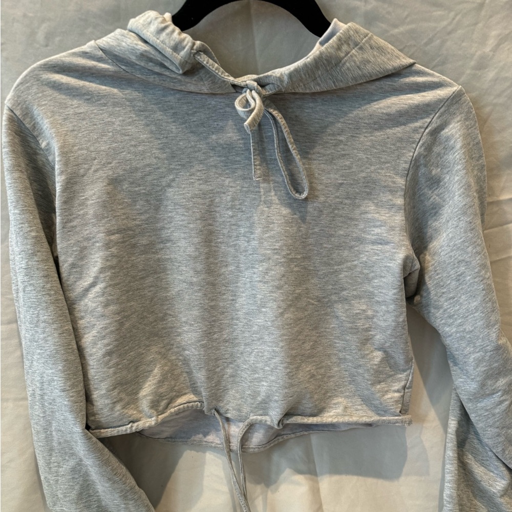NVGTN crop sweatshirt with drawstring